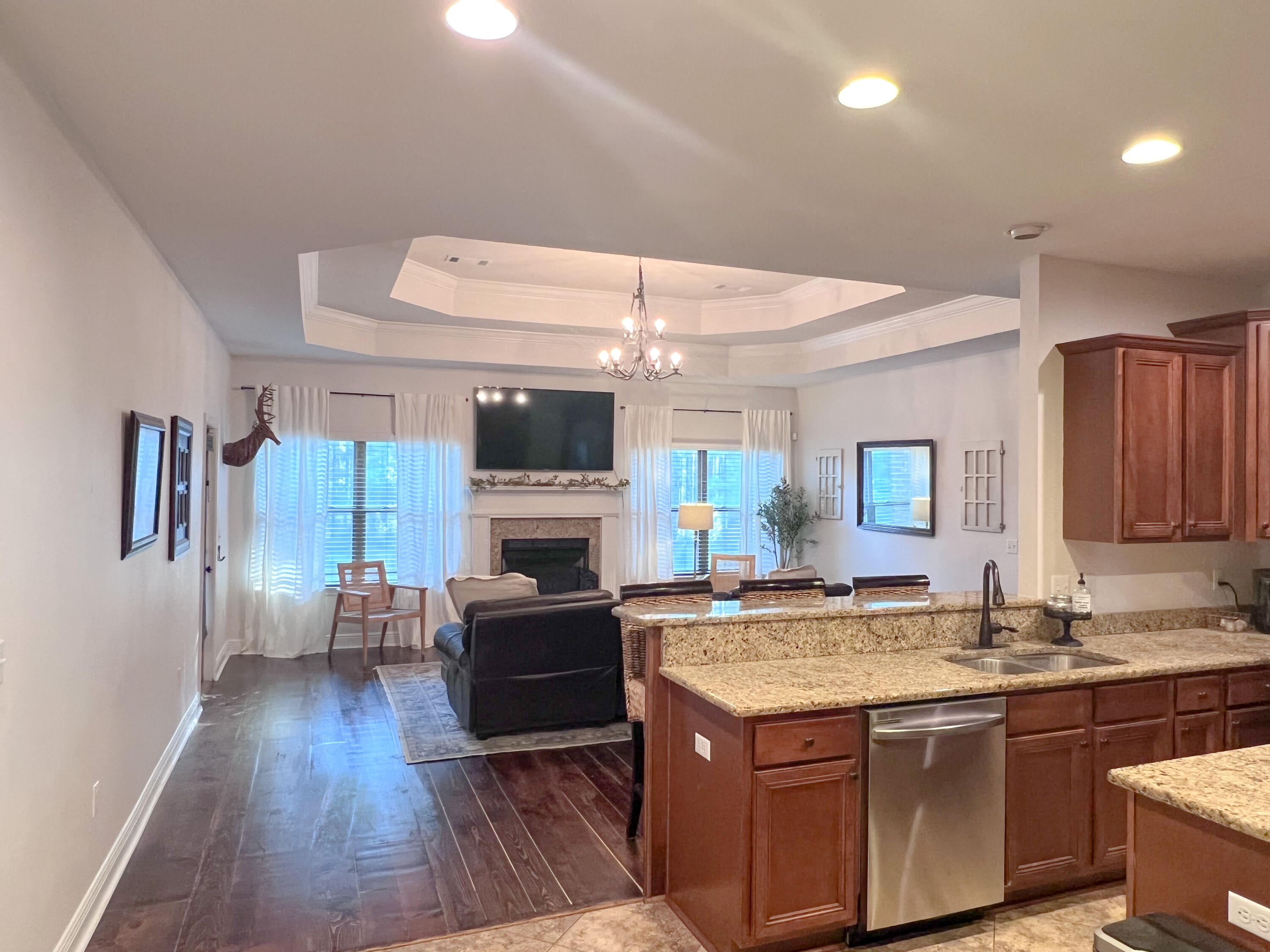 3362 Citrine Circle Crestview, FL 32539 - Photo 12 of 24 a kitchen with granite countertop a sink cabinets and stainless steel appliances