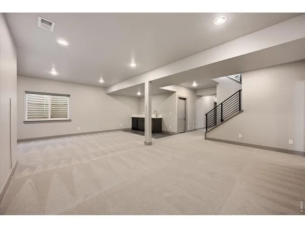 a view of an empty room