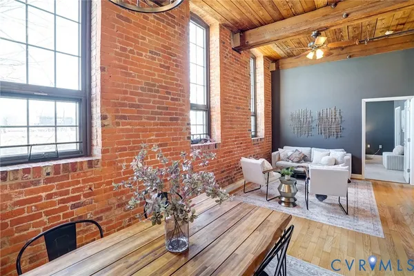 a outdoor space with furniture