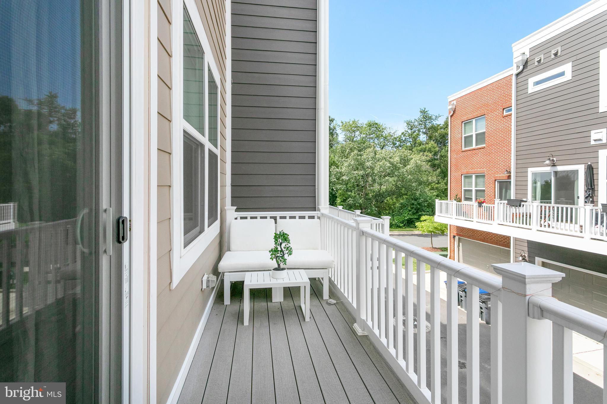 9174 Snowden Ashford Road Lorton, VA 22079 - Photo 13 of 38 Balcony/Deck with upgraded Rails & Trex Decking