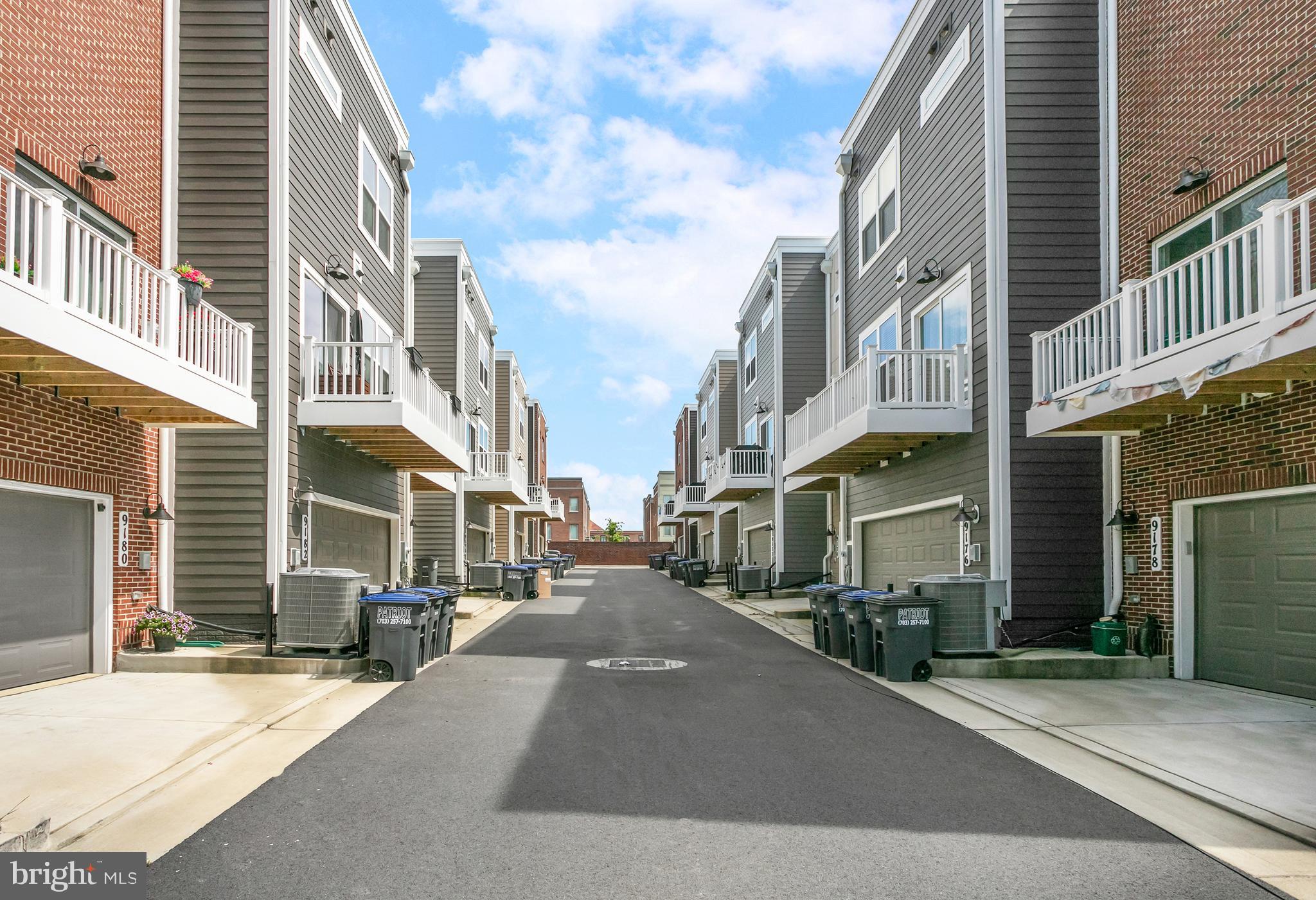 9174 Snowden Ashford Road Lorton, VA 22079 - Photo 25 of 38 Back Driveway to Garages