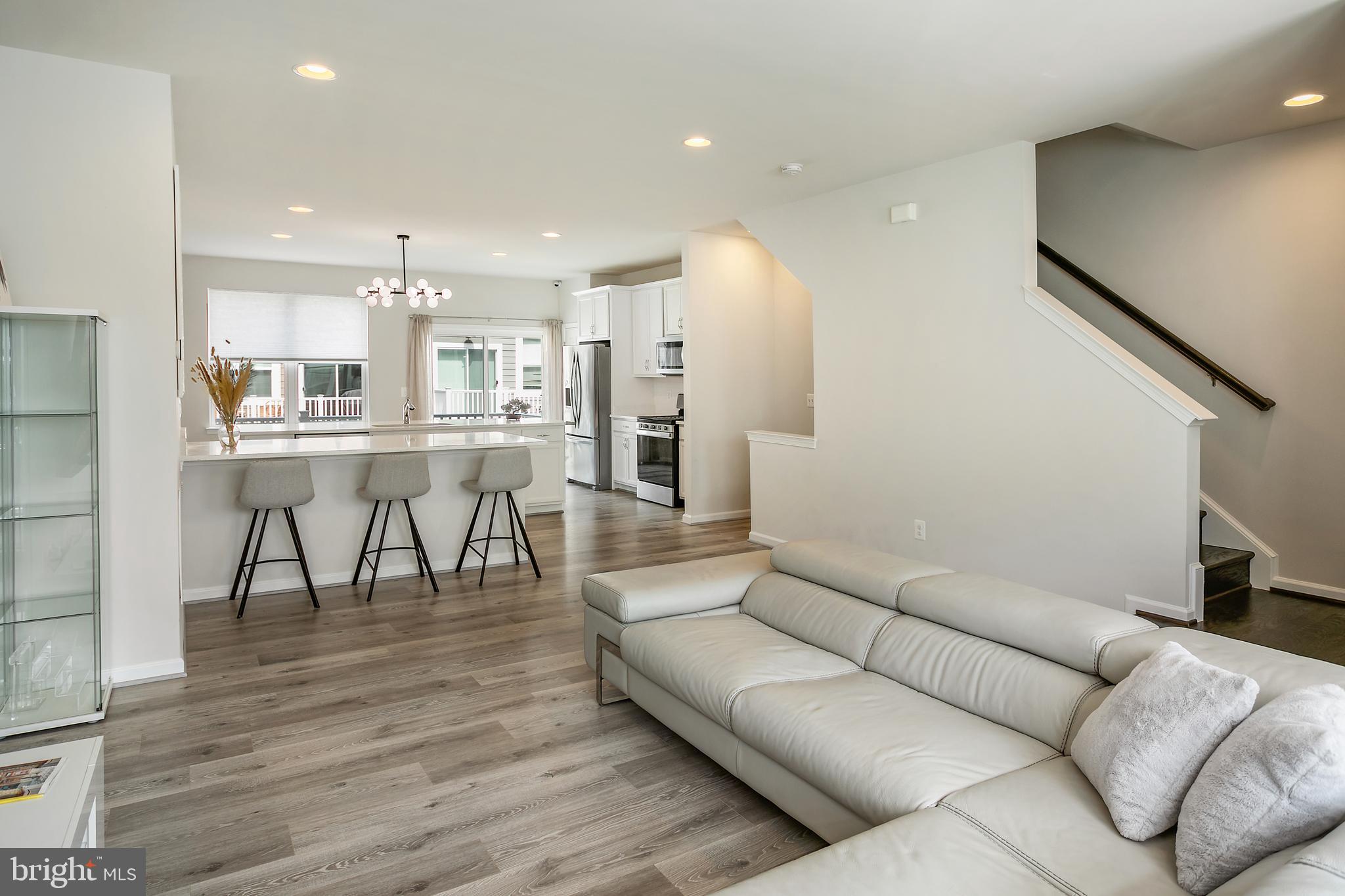 9174 Snowden Ashford Road Lorton, VA 22079 - Photo 6 of 38 Open Concept Living Room Kitchen Combination
