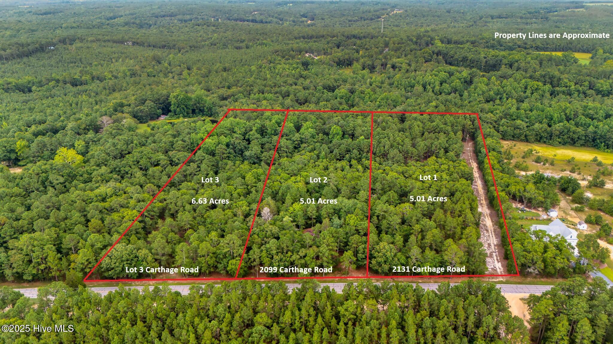 Lot 3 Carthage Road West End, NC 27376 - Photo 1 of 21 3 Lots Property Lines