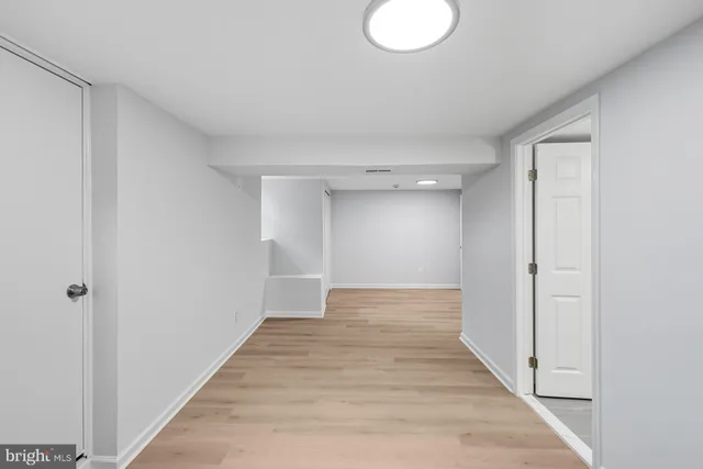 a view of an empty room