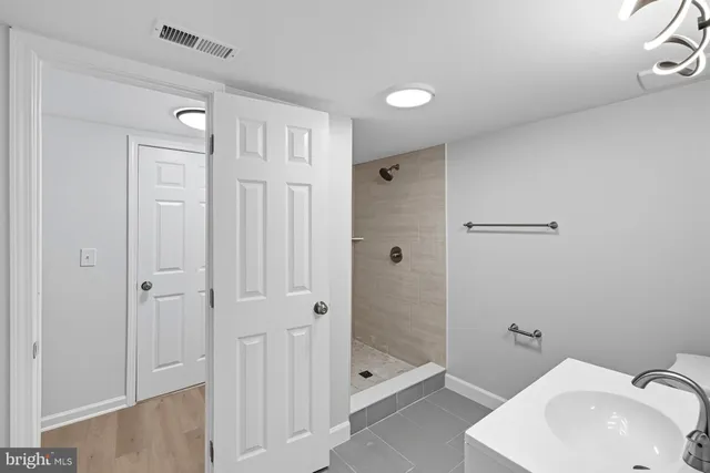 a view of storage and utility room