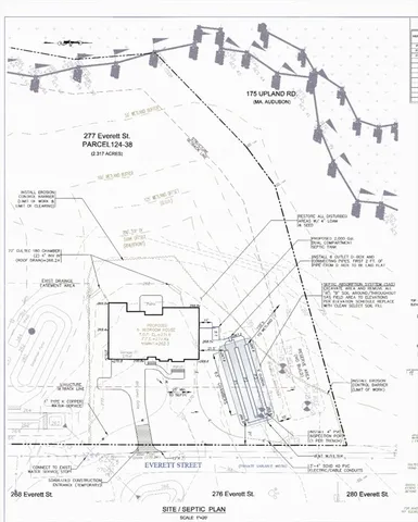 view of a black and white photo