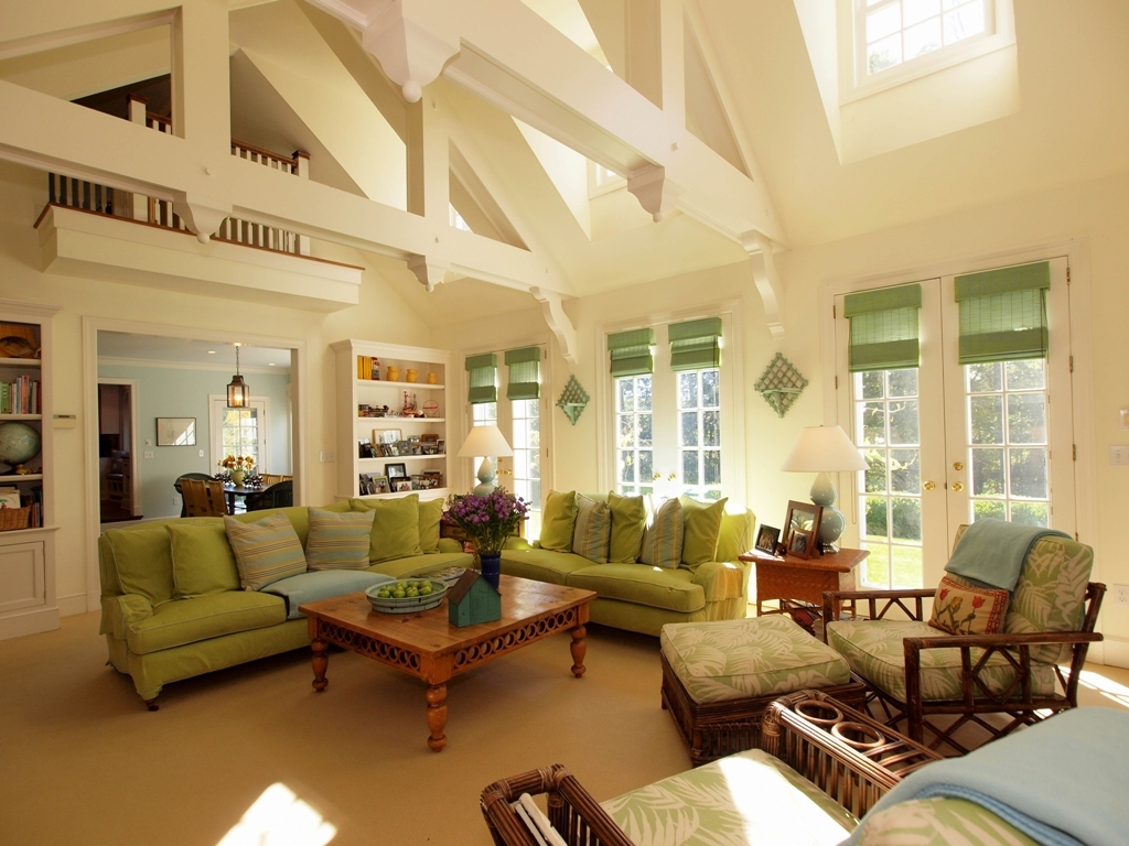 230 Rosebrook Road New Canaan, CT 06840 - Photo 17 of 25 a living room with furniture and a large window