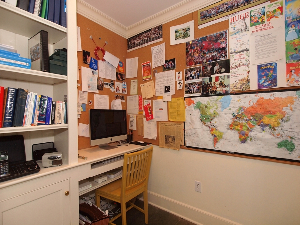 230 Rosebrook Road New Canaan, CT 06840 - Photo 18 of 25 a workspace with furniture and book shelf