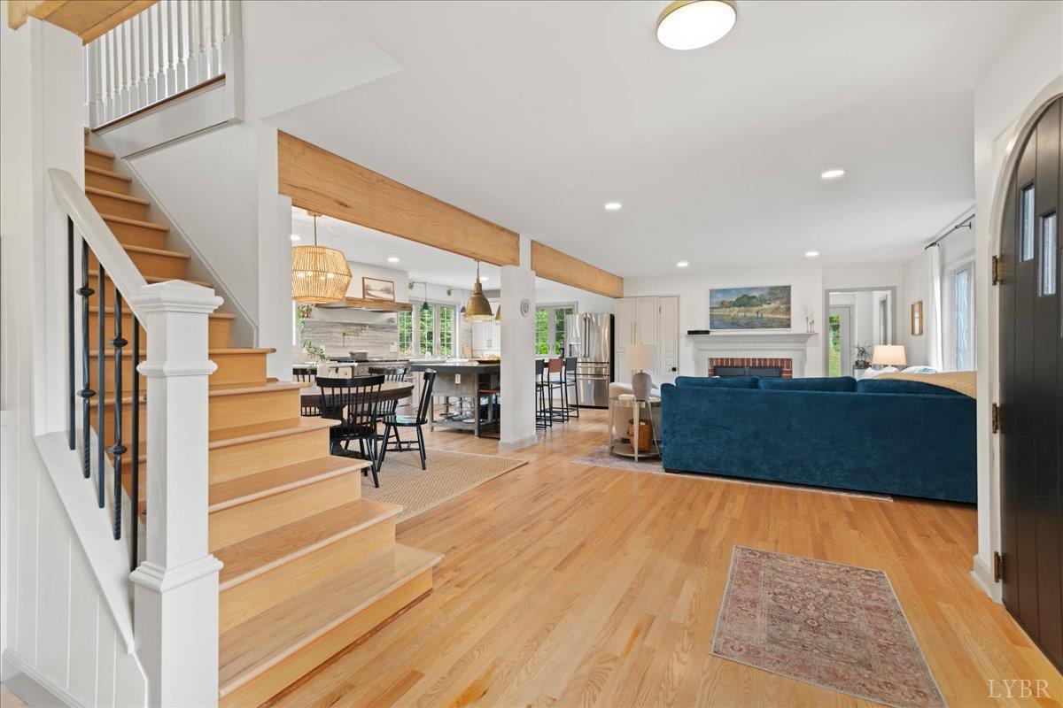181 Mobley Mountain Road Amherst, VA 24521 - Photo 16 of 98 a view of kitchen with furniture and large window