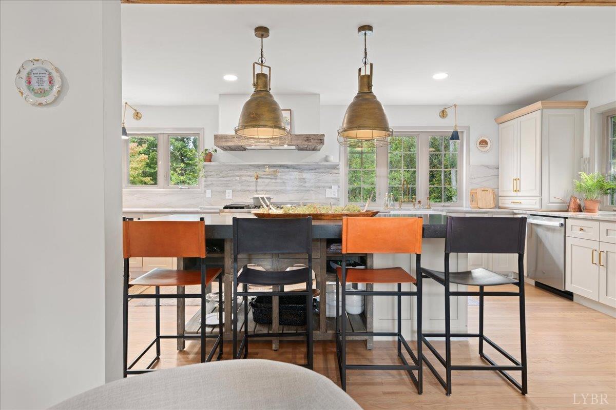 181 Mobley Mountain Road Amherst, VA 24521 - Photo 34 of 98 a view of a dining room with furniture window and outside view