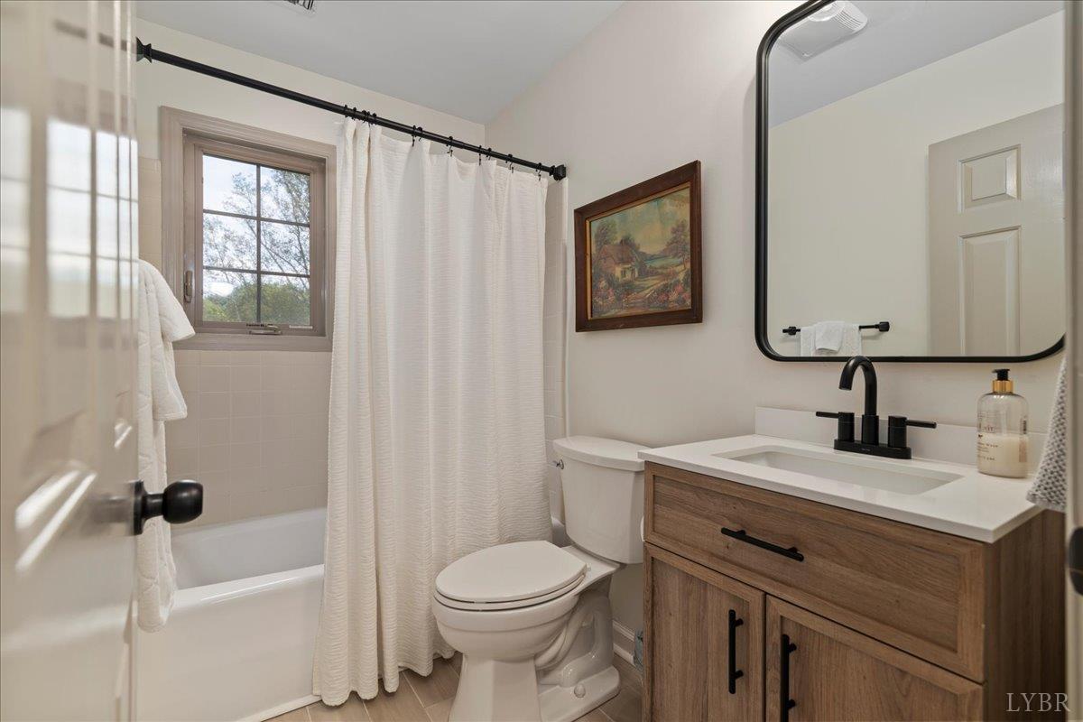 181 Mobley Mountain Road Amherst, VA 24521 - Photo 48 of 98 a bathroom with a sink toilet and shower
