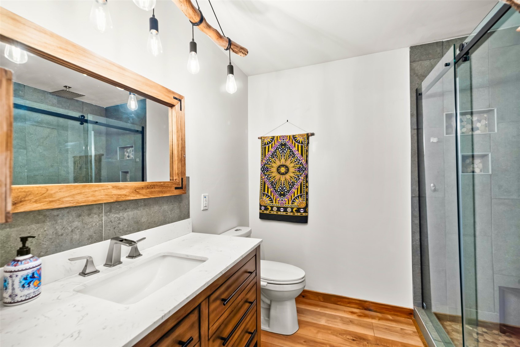 440 Arland Road Como, CO 80432 - Photo 8 of 49 a bathroom with a sink vanity mirror and toilet