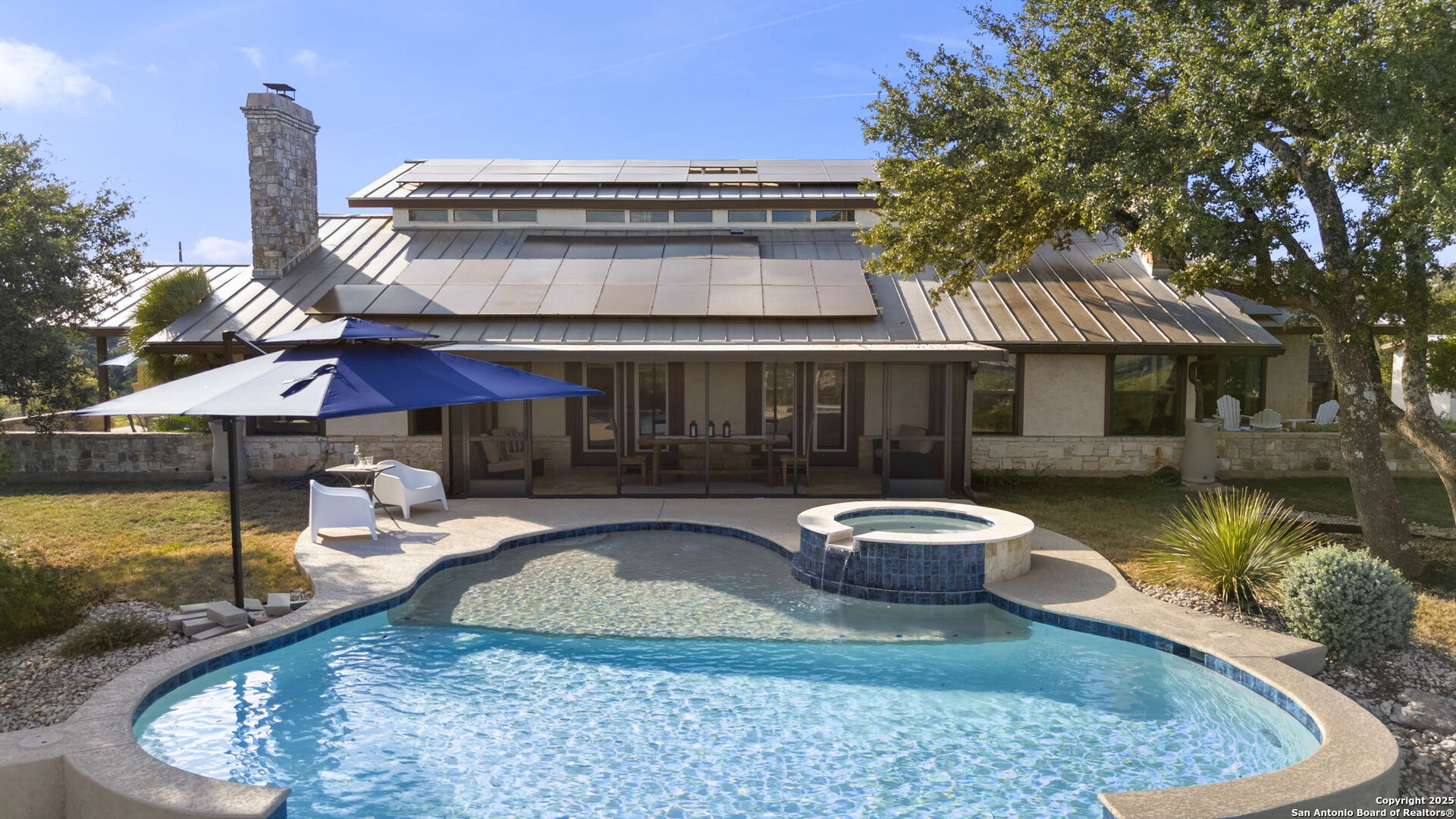 26938 Karsch Road Boerne, TX 78006 - Photo 6 of 60 a view of a house with backyard and sitting area