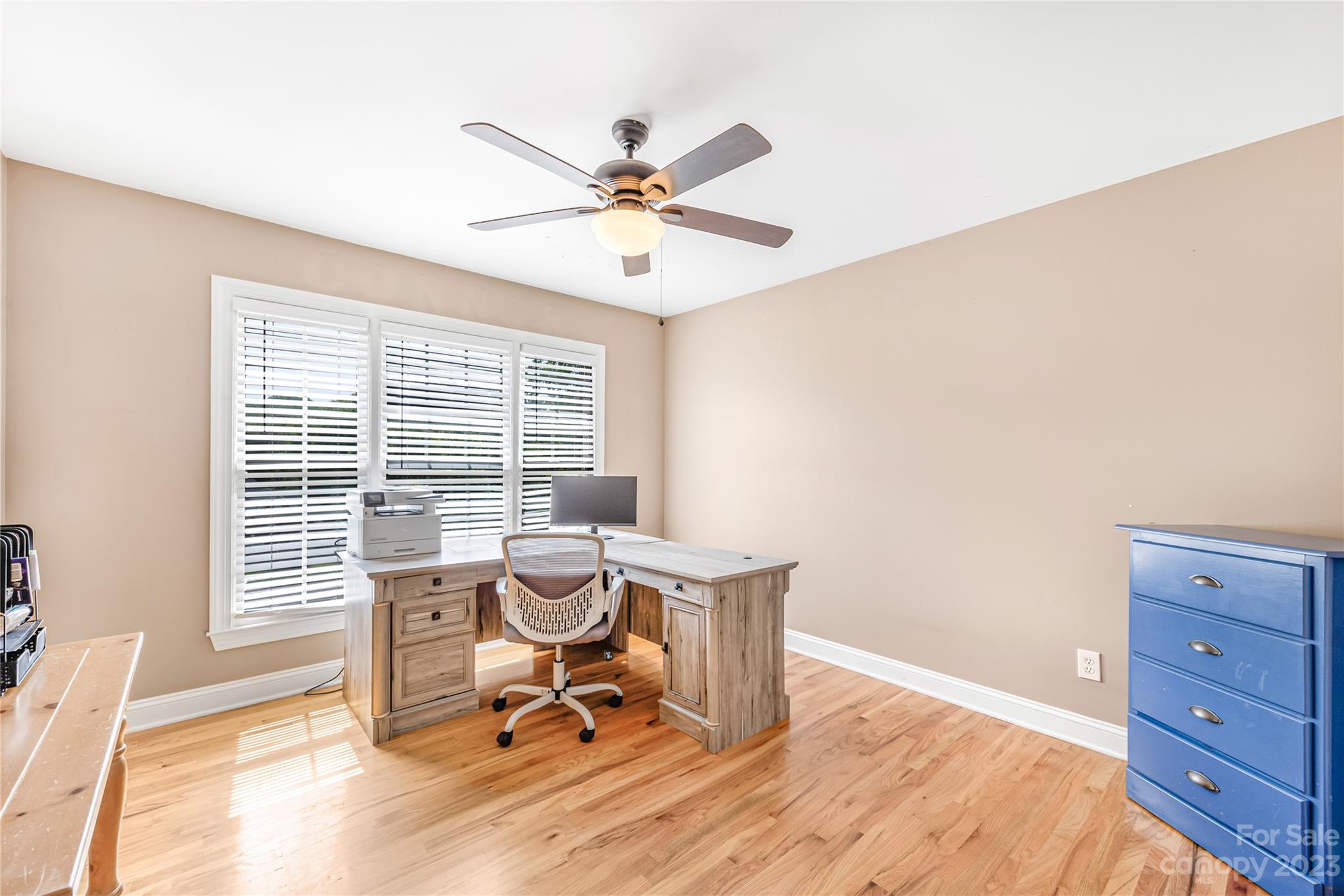 1463 Brookstone Drive Hickory, NC 28602 - Photo 15 of 40 a view of a workspace with furniture and a window