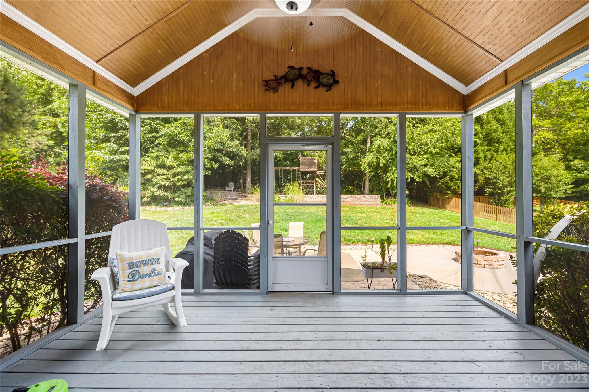 1463 Brookstone Drive Hickory, NC 28602 - Photo 10 of 40 a view of a porch with wooden floor and outdoor space