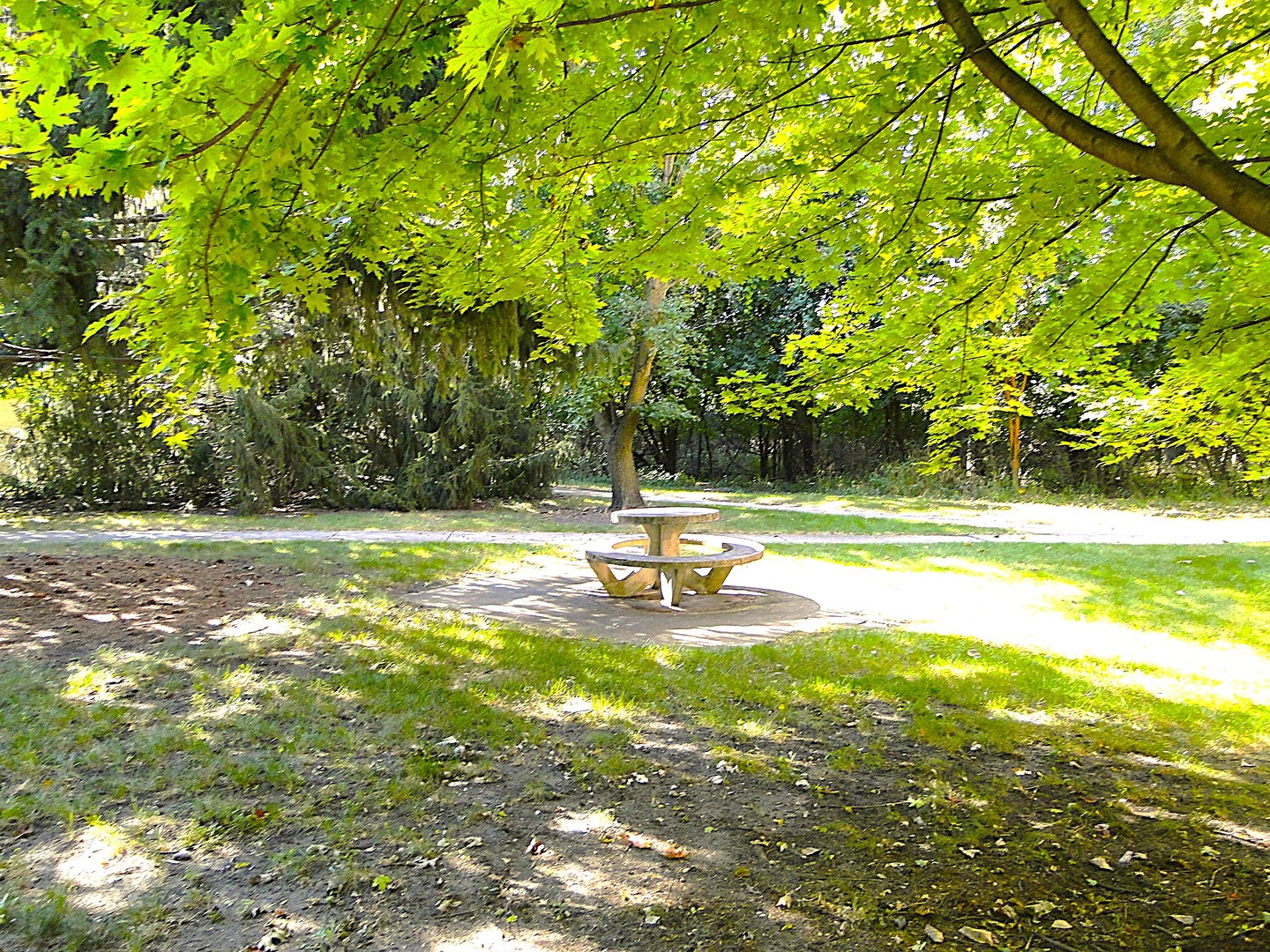 3107 Ingalls Avenue, Unit 3B Joliet, IL 60435 - Photo 23 of 27 a view of a swimming pool with an outdoor space and seating area