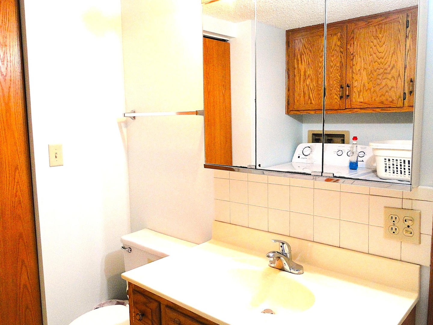 3107 Ingalls Avenue, Unit 3B Joliet, IL 60435 - Photo 9 of 27 a bathroom with a sink and a mirror