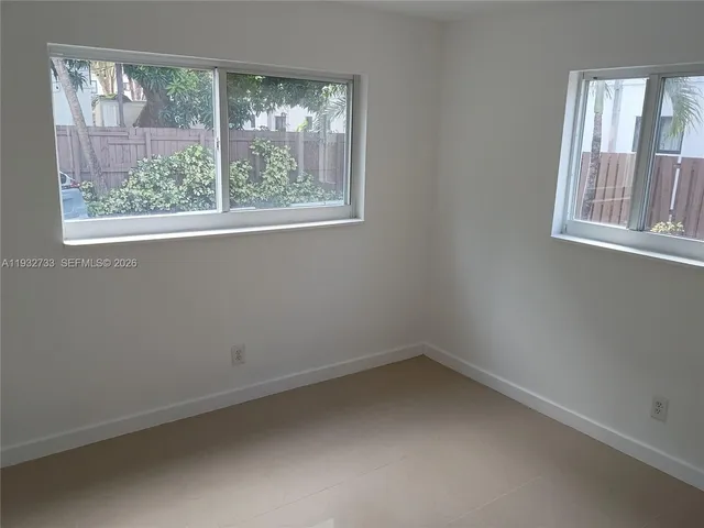 a view of empty room