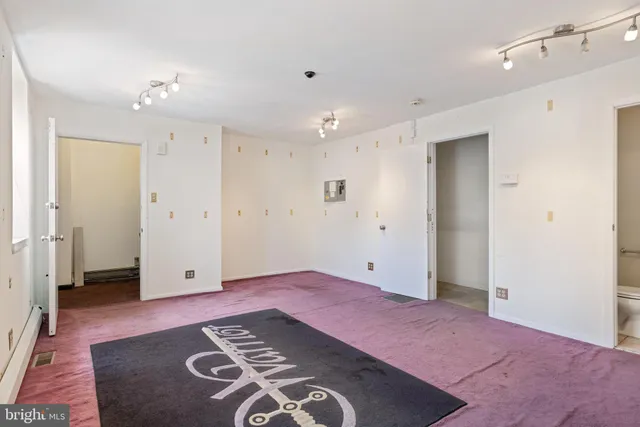 a view of an empty room