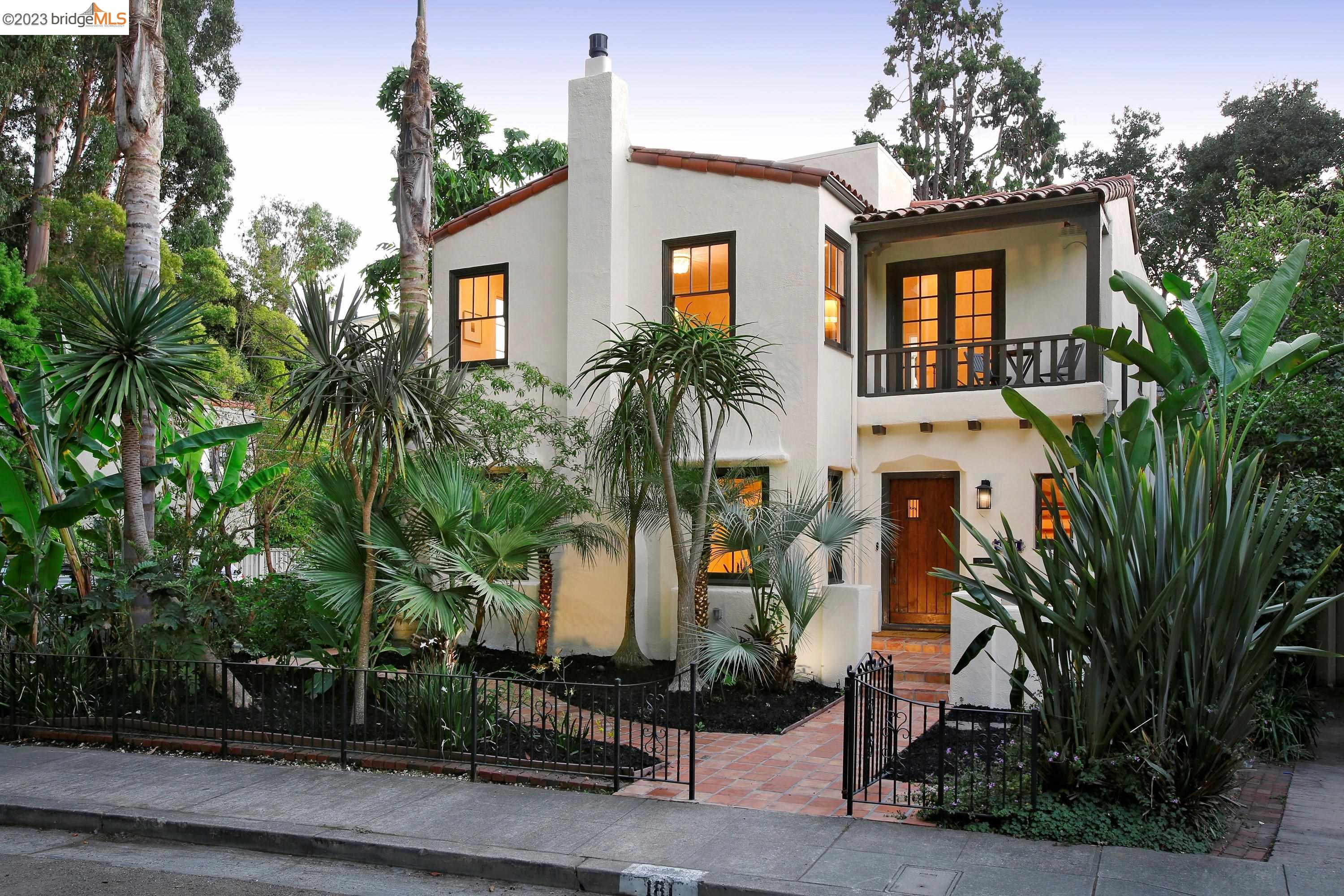 181 Oak Road Piedmont, CA 94610 - Photo 1 of 1 a front view of house with yard