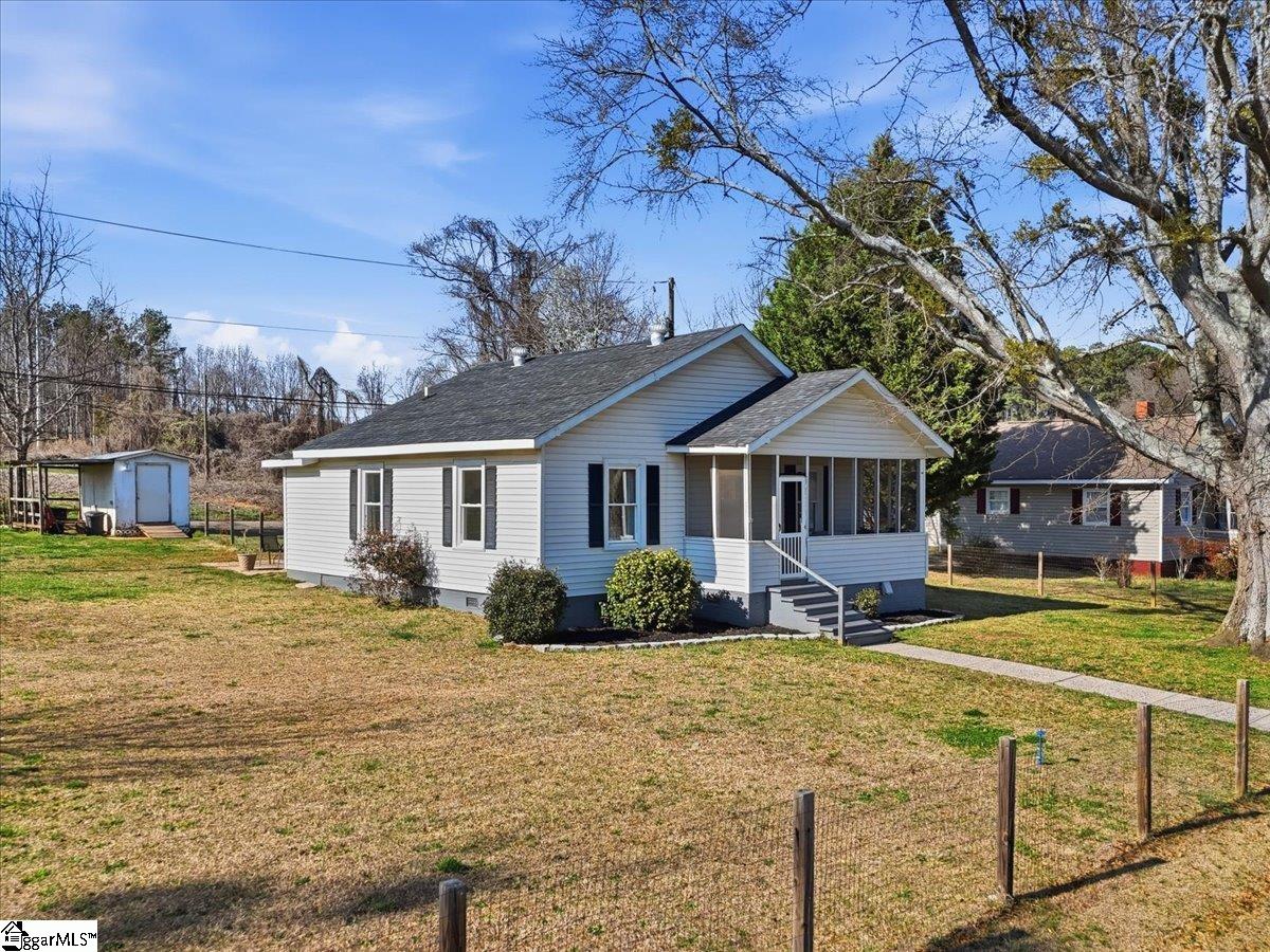 Fenced in yard