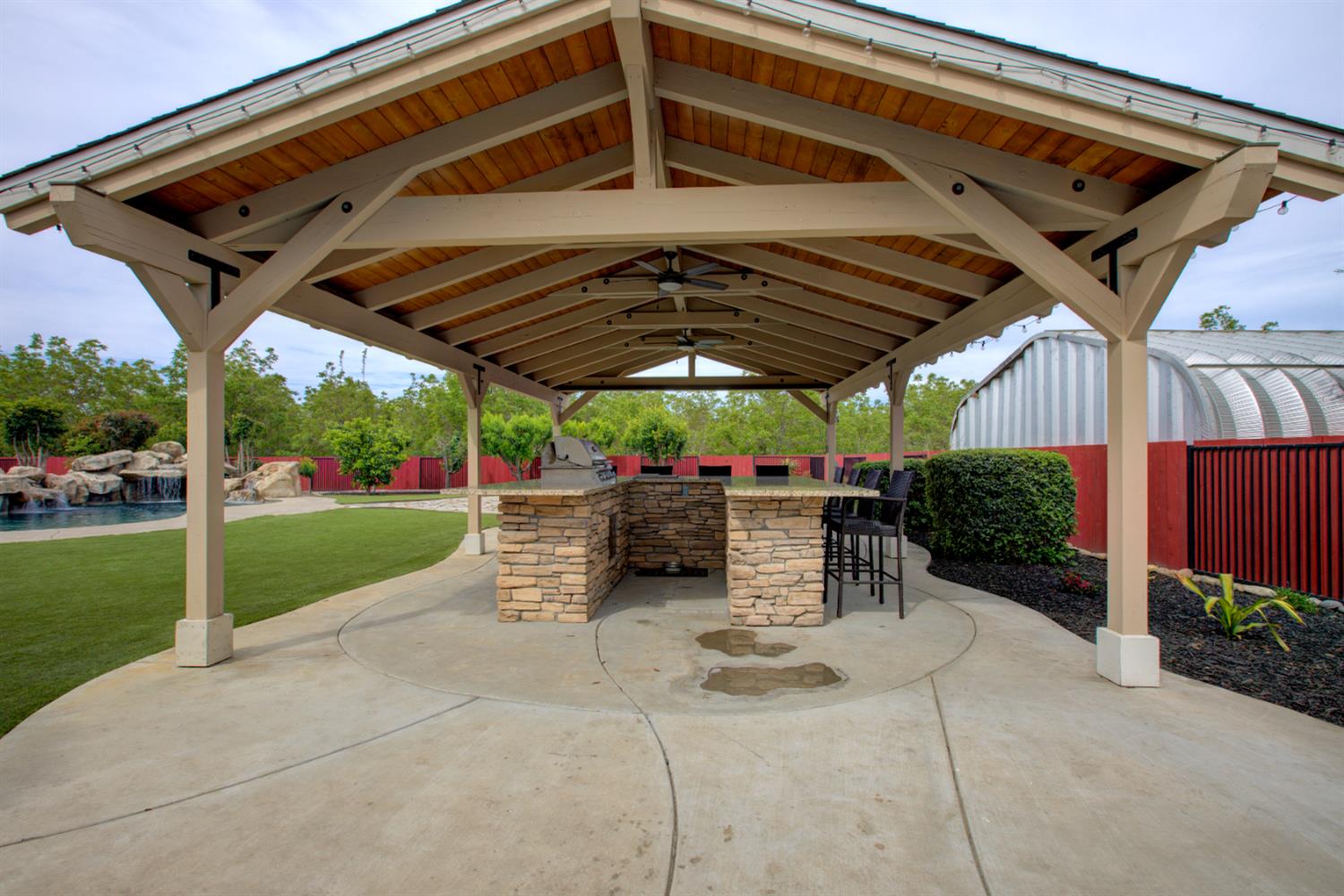 1054 Townhill Road Oakdale, CA 95361 - Photo 47 of 60 a view of a backyard with sitting area