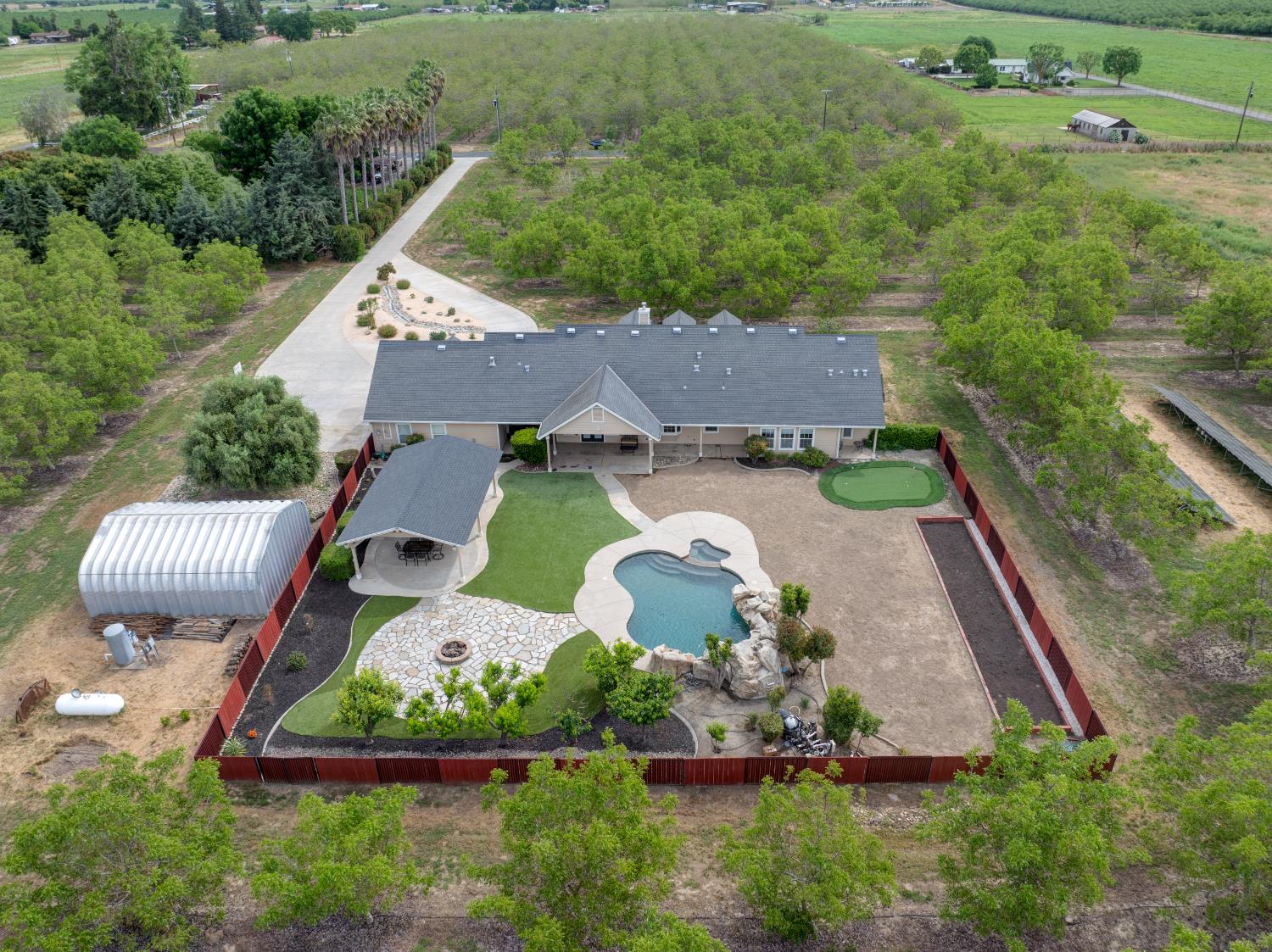 1054 Townhill Road Oakdale, CA 95361 - Photo 60 of 60 an aerial view of a house