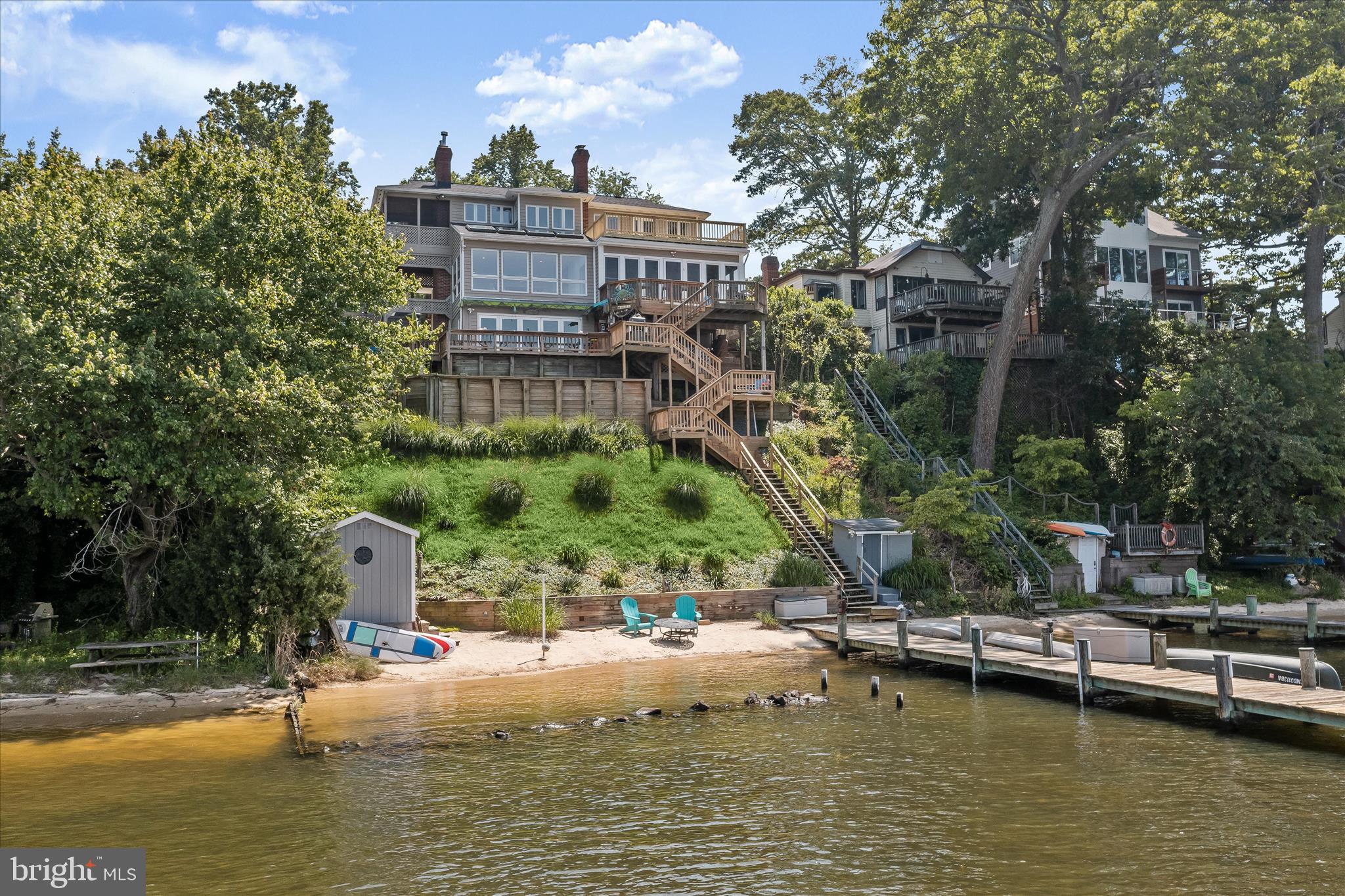 330 South Riverside Drive Crownsville, MD 21032 - Photo 125 of 137 Waterside Elevation