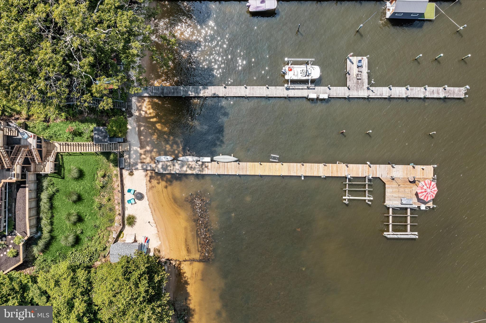 330 South Riverside Drive Crownsville, MD 21032 - Photo 126 of 137 an aerial view of a house with a yard