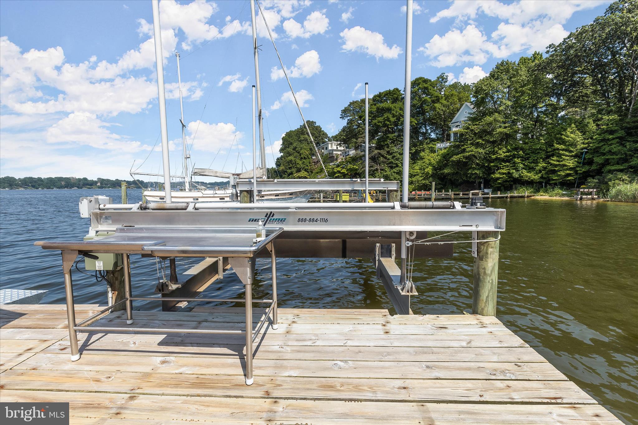 330 South Riverside Drive Crownsville, MD 21032 - Photo 95 of 137 Boat Lift and Fish Cleaning Station