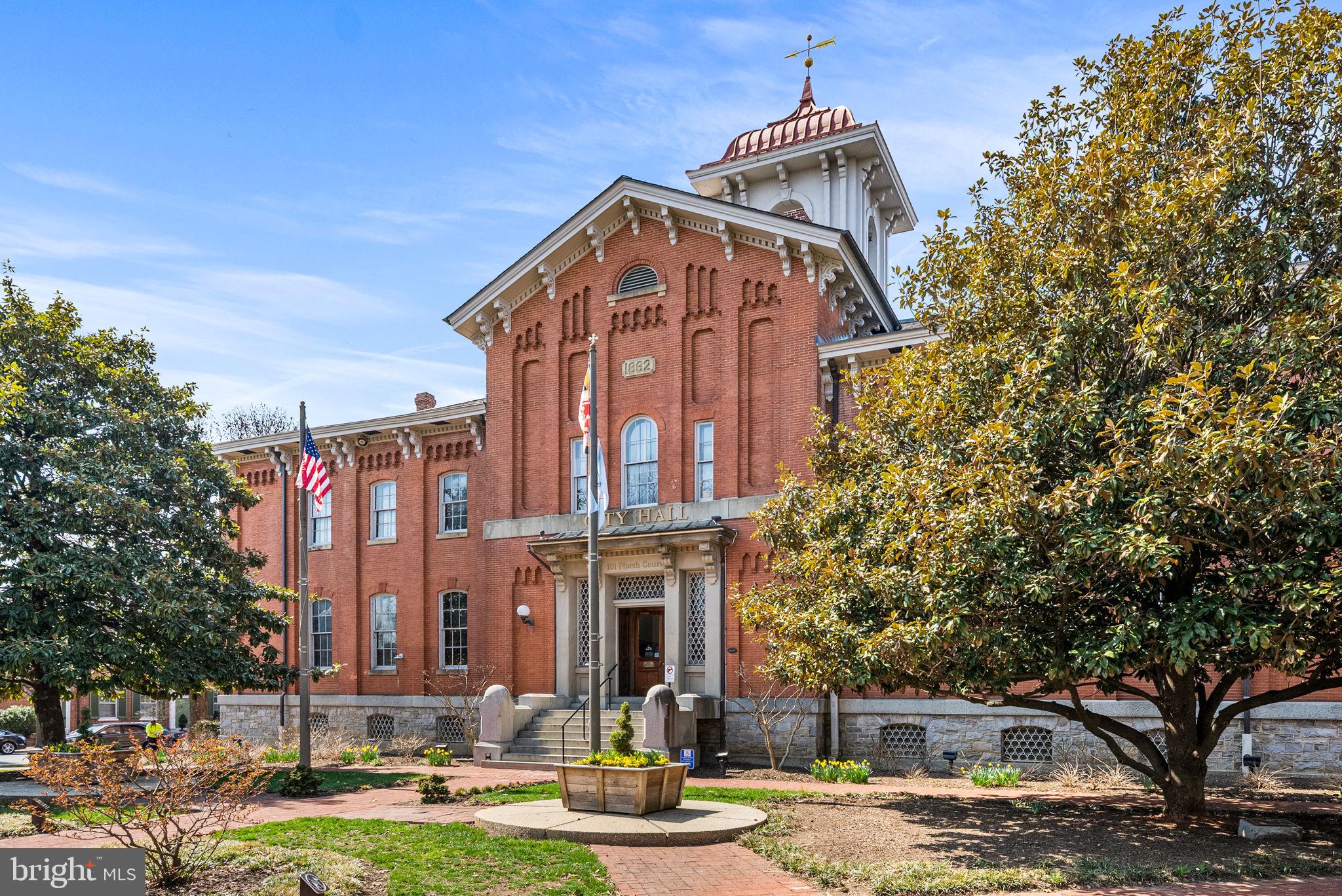 106 North Court Street Frederick, MD 21701 - Photo 30 of 34 a view of a tall building next to a road