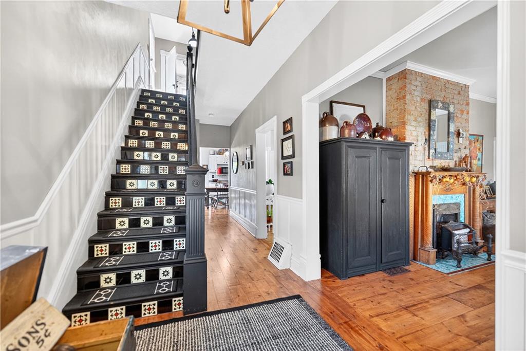 722 8th Street Irwin, PA 15642 - Photo 8 of 50 a view of dinning room and wooden floor