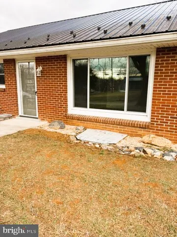 a view of a house with a outdoor space