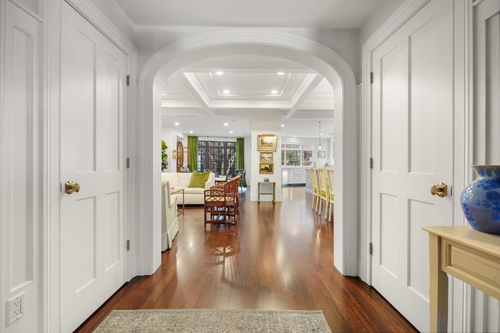 3 Mount Vernon Square, Unit 2 Boston, MA 02108 - Photo 17 of 33 wooden floor with a dining table and chairs in a room