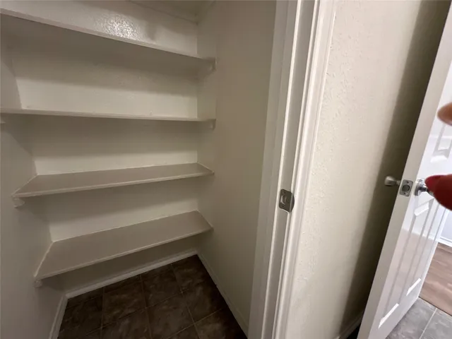a view of a closet