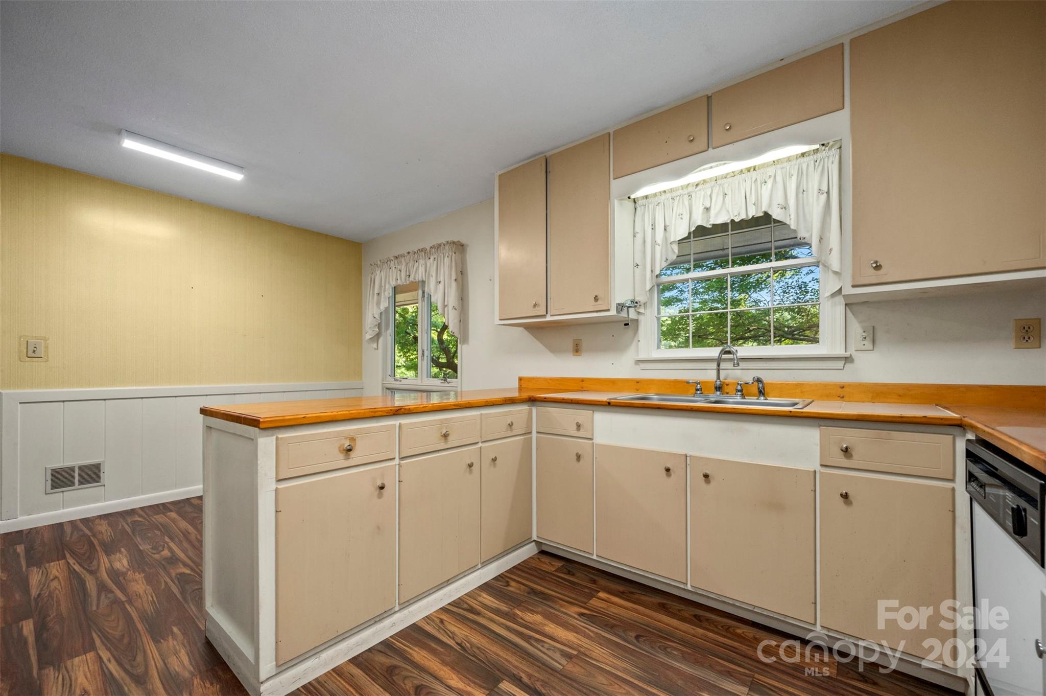 280 Dug Hill Road Landrum, SC 29356 - Photo 12 of 45 a kitchen with sink cabinets and window