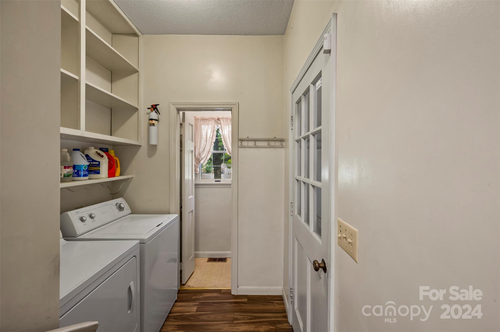 280 Dug Hill Road Landrum, SC 29356 - Photo 15 of 45 a view of storage and utility room with washer and dryer