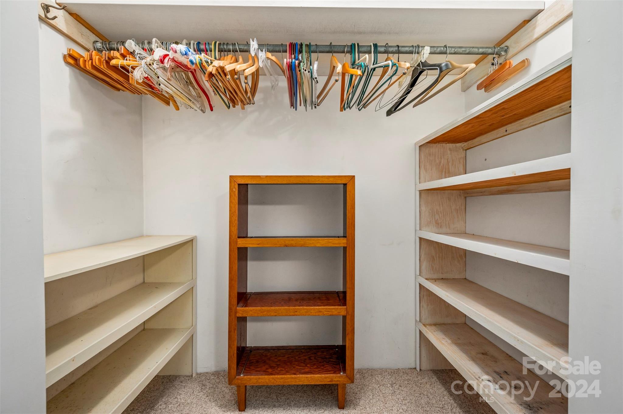280 Dug Hill Road Landrum, SC 29356 - Photo 24 of 45 a view of walk in closet with empty racks