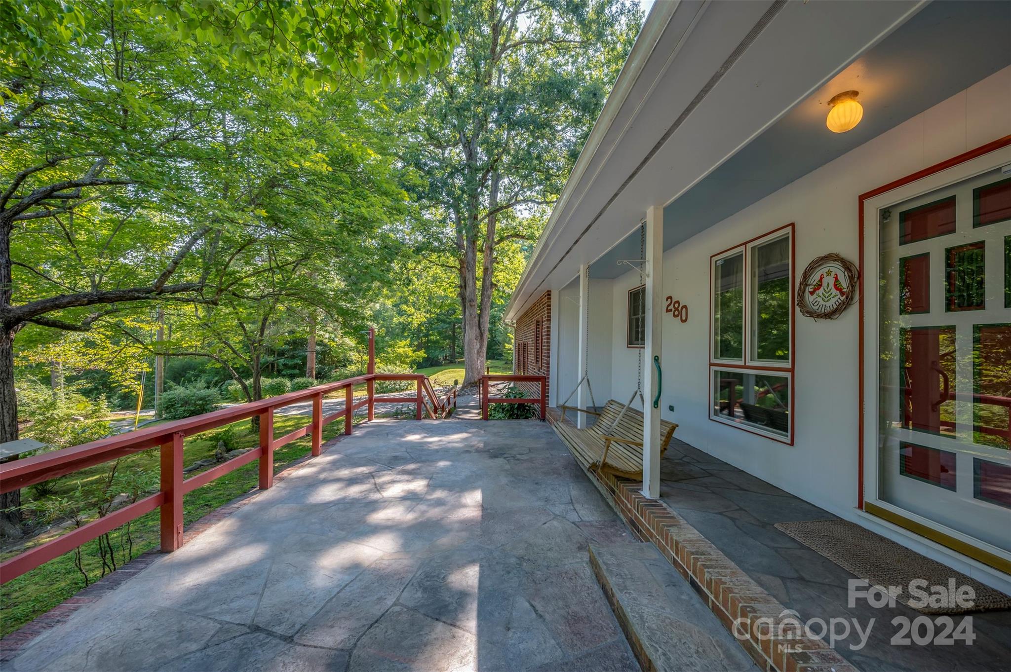 280 Dug Hill Road Landrum, SC 29356 - Photo 37 of 45 a view of a chairs in the balcony