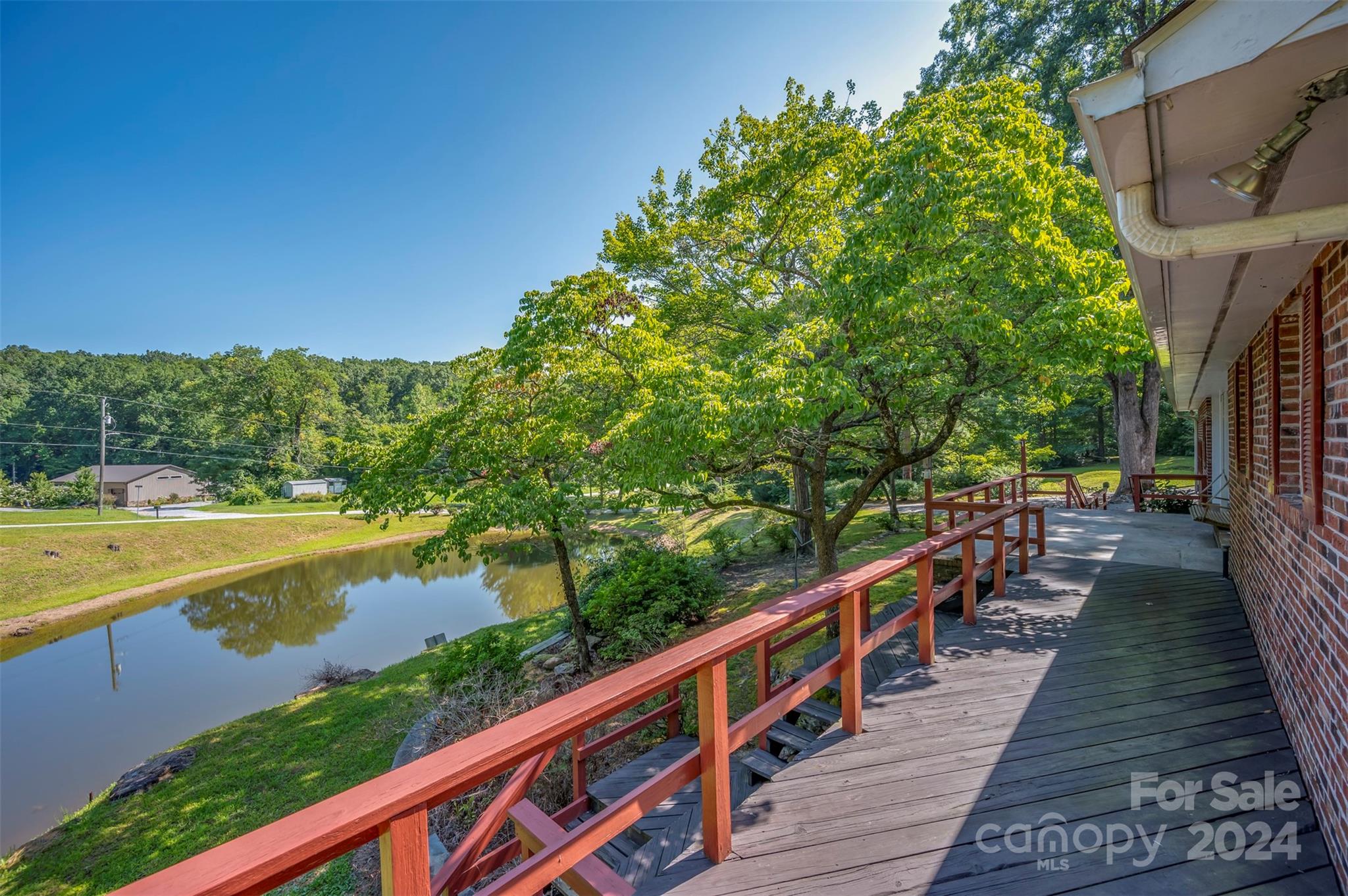 280 Dug Hill Road Landrum, SC 29356 - Photo 38 of 45 a view of a balcony with lake view