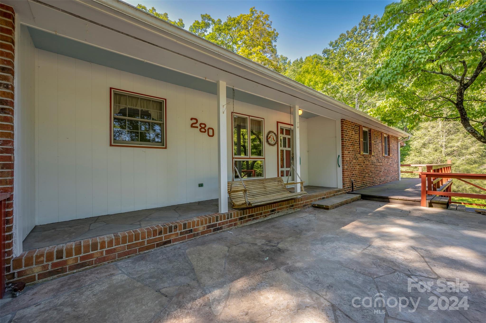 280 Dug Hill Road Landrum, SC 29356 - Photo 7 of 45 a view of a house with backyard