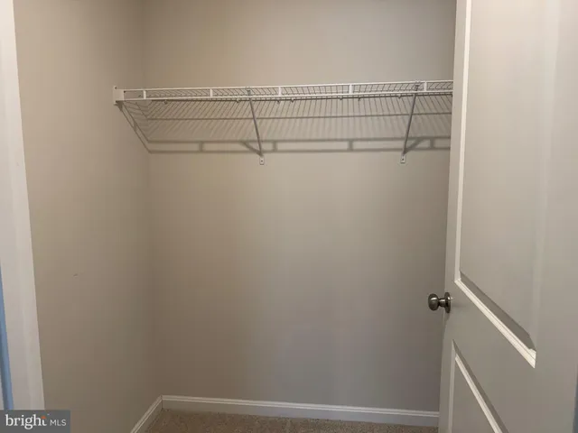 a view of a room with racks