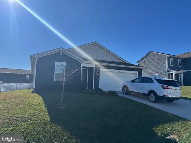 a car parked in front of house