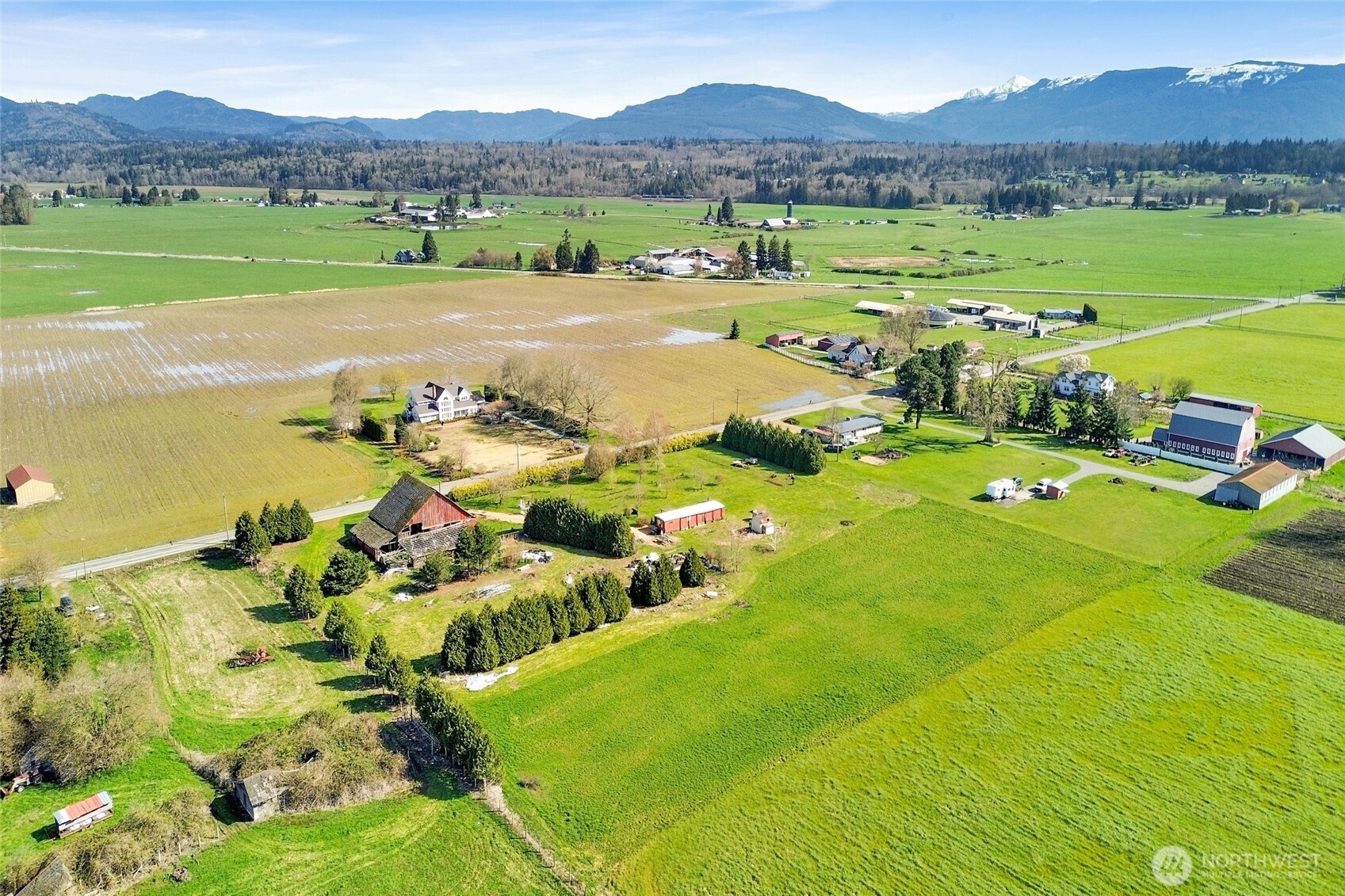16068 Field Road Bow, WA 98232 - Photo 18 of 25 a view of an outdoor space and mountain view