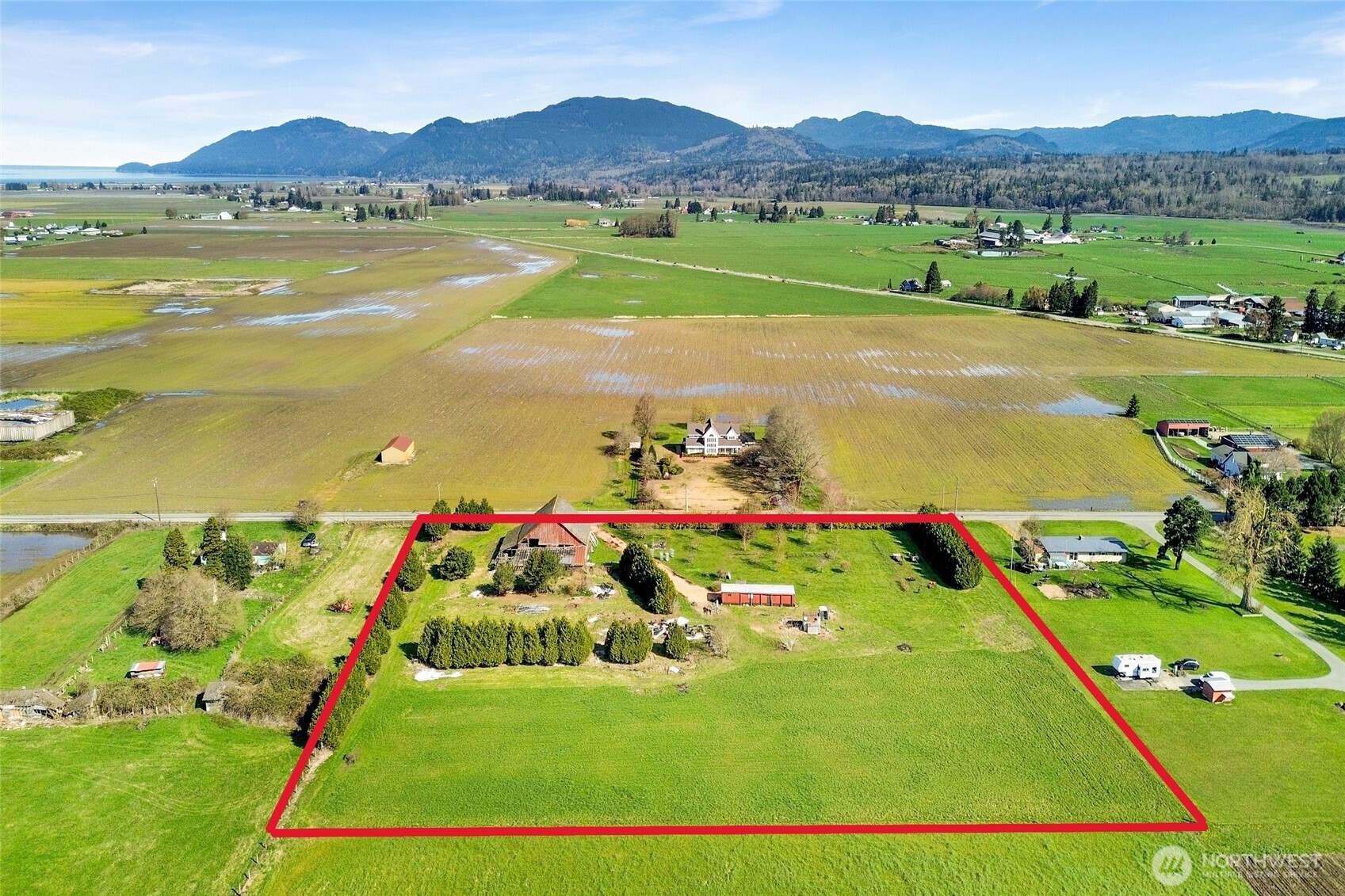 16068 Field Road Bow, WA 98232 - Photo 2 of 25 a view of an outdoor space and city view