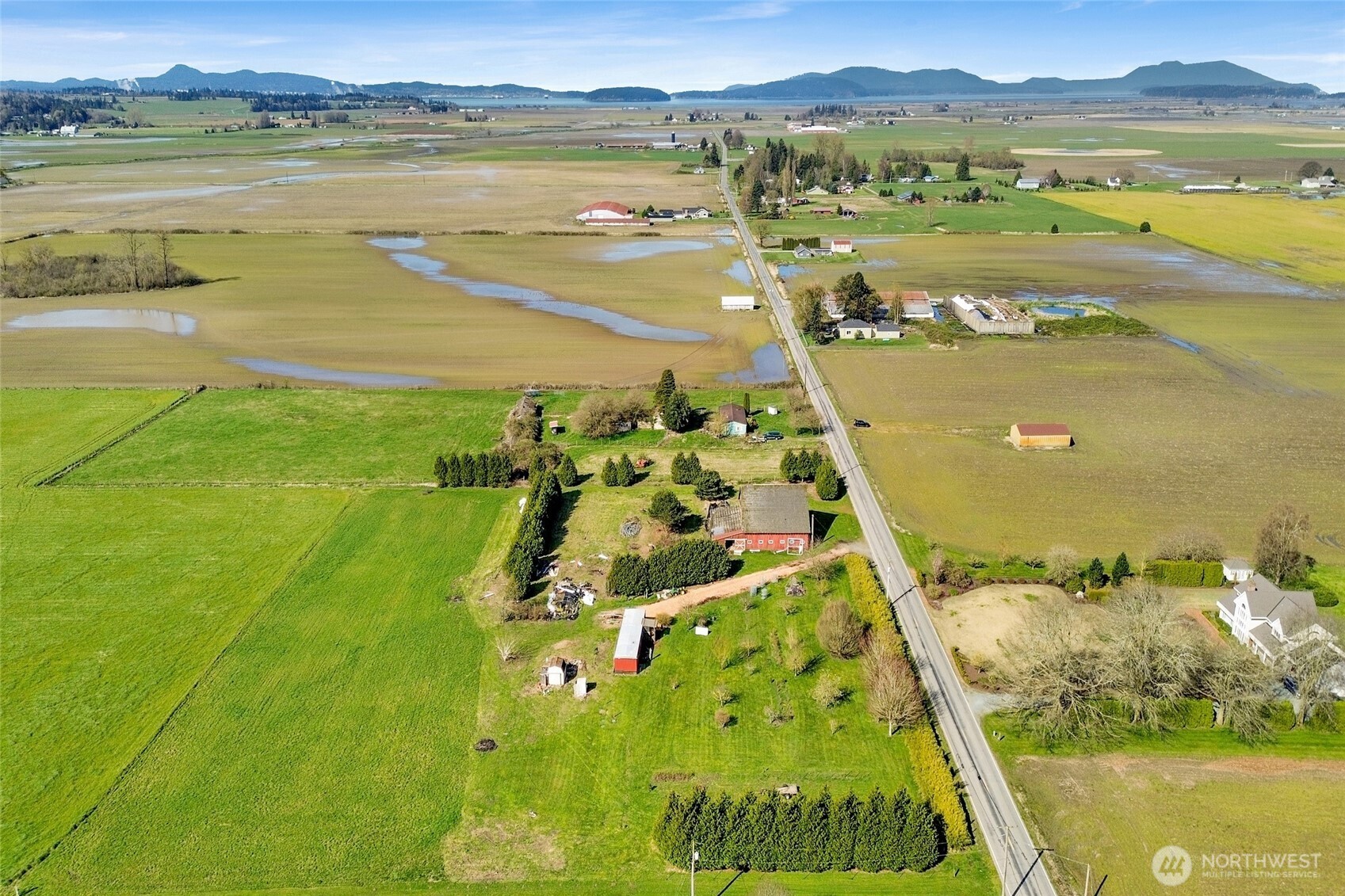 16068 Field Road Bow, WA 98232 - Photo 21 of 25 a view of a city with an ocean