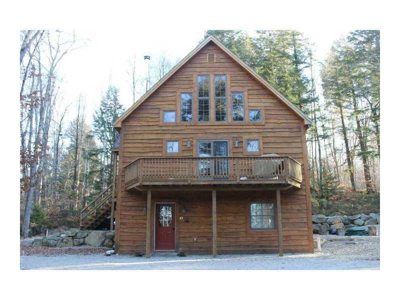 83 Rocky Road Bryant Pond, ME 04219 - Photo 1 of 10 Exterior Front. Large deck looks out...