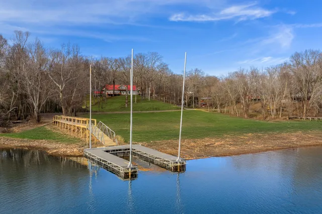 a view of lake view and mountain in the back