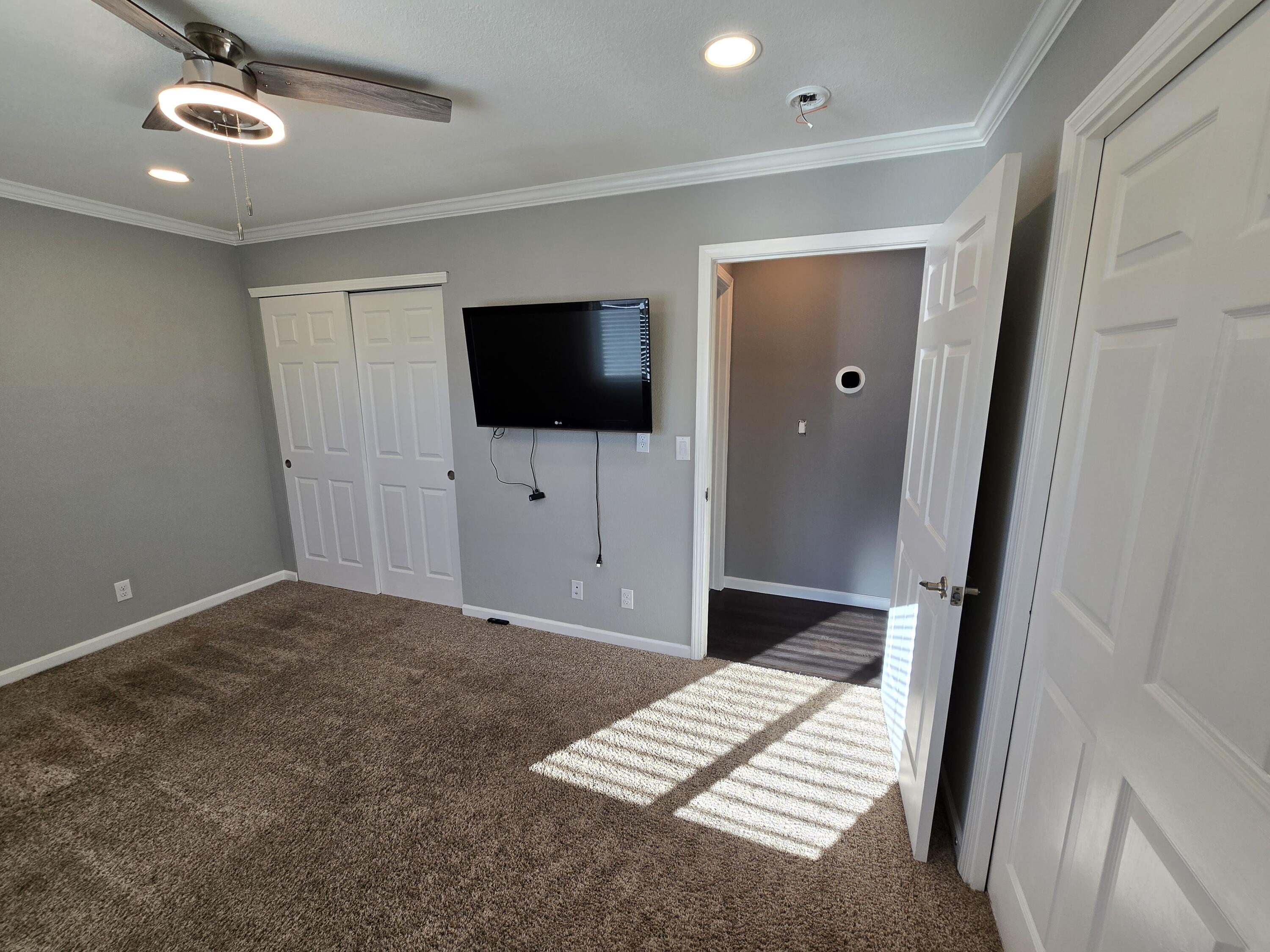 1070 Dara Court Redding, CA 96003 - Photo 51 of 66 a view of workspace with a flat screen tv