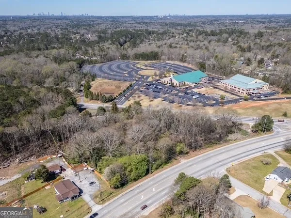 a view of lake from a balcony